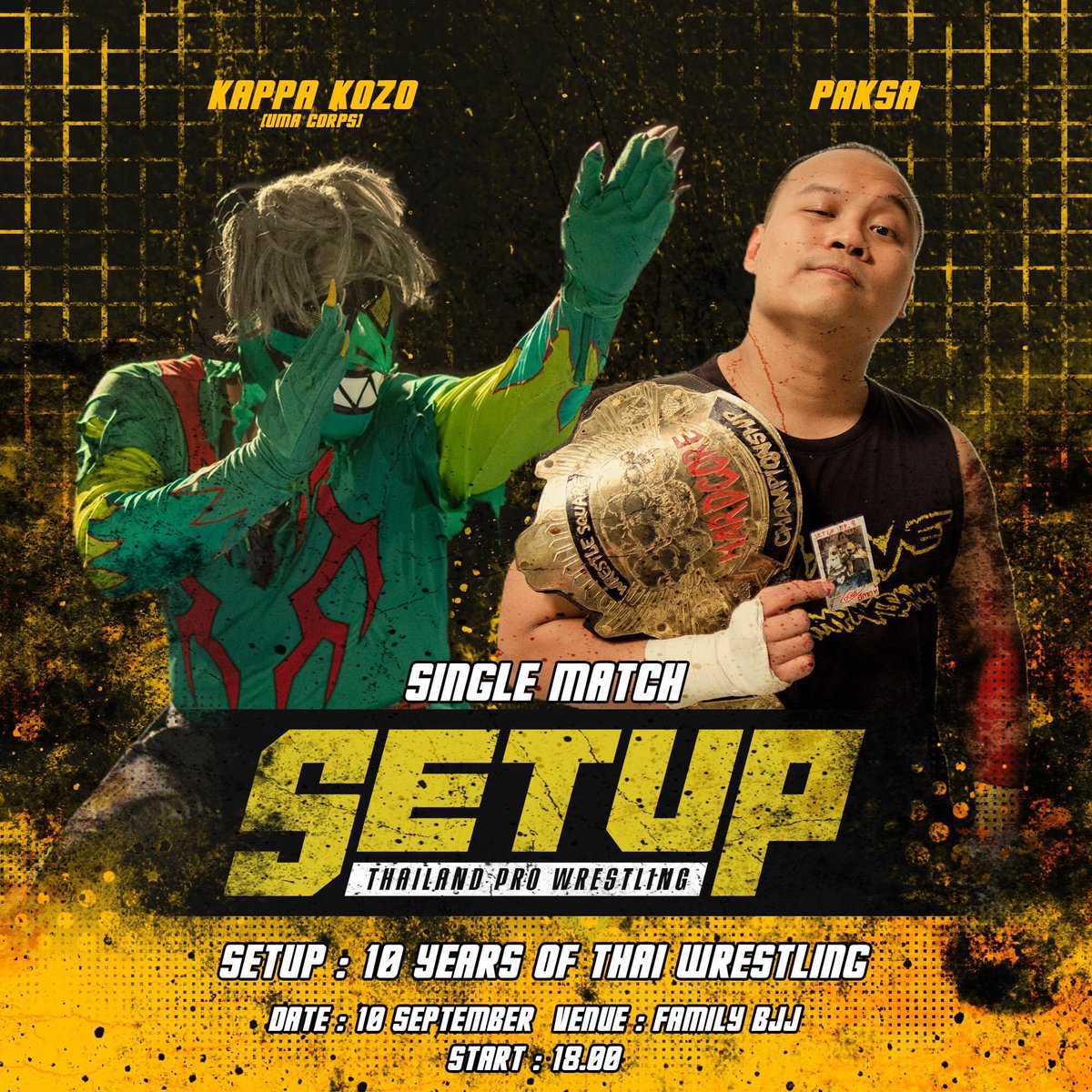 paksa_setupTH's tweet photo. Day 41!!
SETUP EP.10 TICKET : https://t.co/busyoXCfJ3…
#SETUPTH
#hkwf #gtmv #chocopro #SETUPTH10 #PAKSA #wrestlesquare #SlaveClub #beltdays https://t.co/ROOMTV8I5E