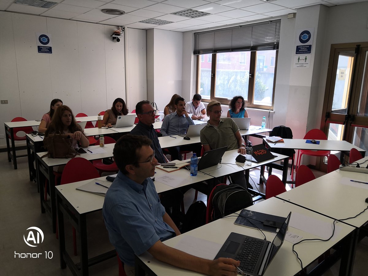 CPoliedra's tweet photo. On September the 5th and the 6th, @CPoliedra together with AMAT organised the third General Assembly of the @H2020nuMIDAS  project. The activities included the discussion on the work to be done in the coming months and a field test (mobility game) about sharing services in Milan. https://t.co/6iMRW5EWo4