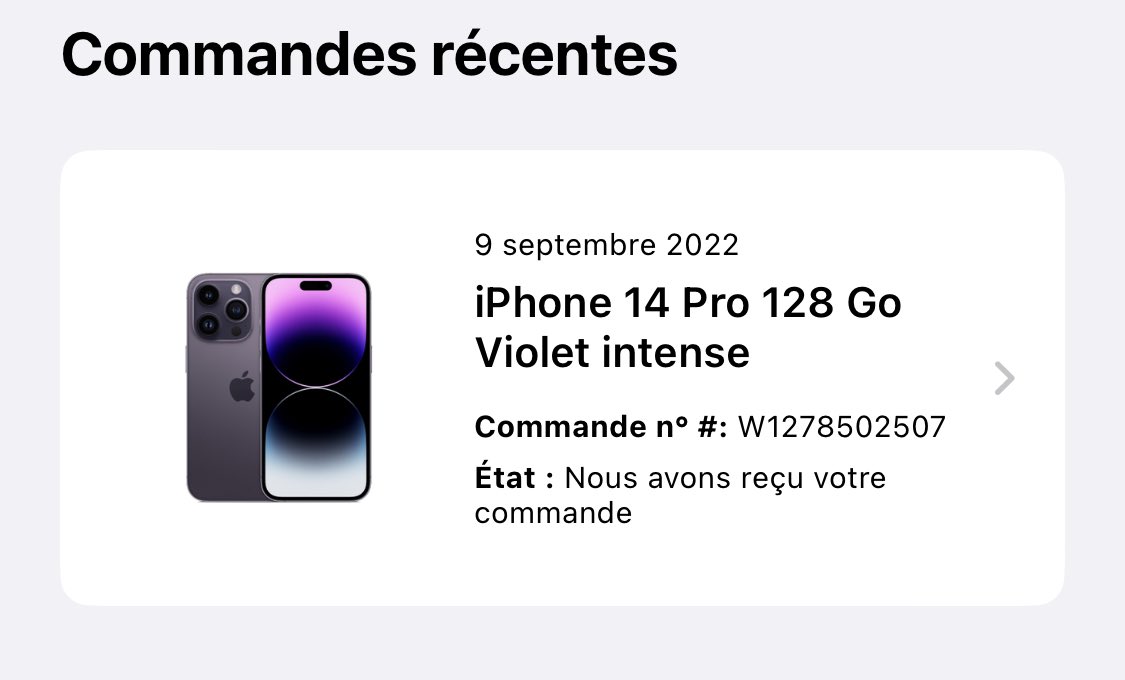 TNetens's tweet image. #iPhone14Pro précommandé ✅ ! Hâte de découvrir la nouvelle « dynamic island » 🏝️ et ce nouveau « deep purple » 🟣