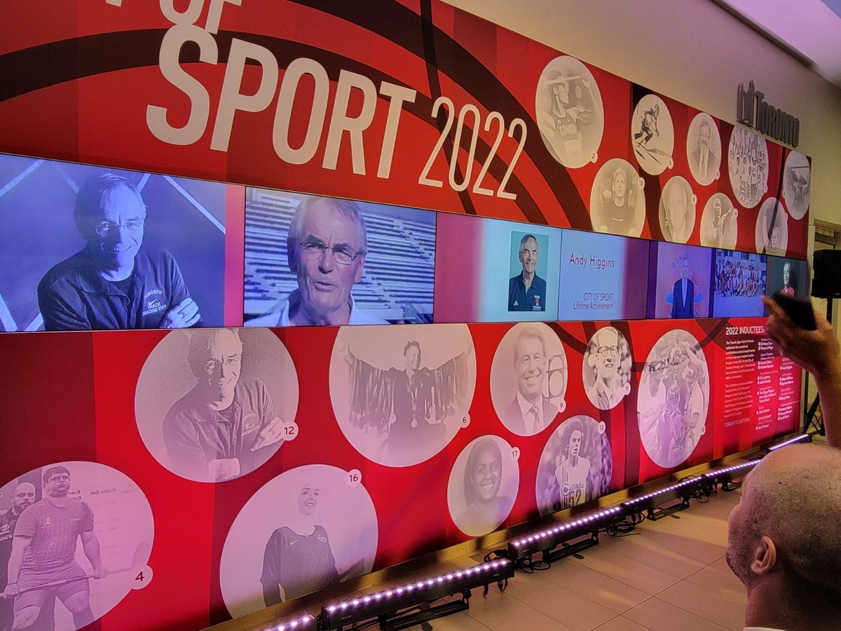 coaches_ont's tweet photo. The late Andy Higgins, CAO co-founder, was inducted into the Toronto Sport Hall of Honour last night. We say #ThanksCoach Andy for everything he did for his many athletes, coaches and the profession of coaching in his lifetime. @CAC_ACE @cityoftoronto @UofT https://t.co/q2pTariJvQ