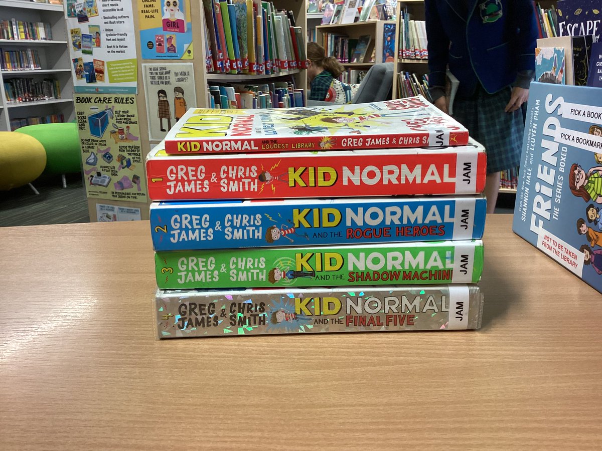 RPPS_Library's tweet photo. This @RPPS_Library’ian is looking forward to introducing @gregjames & @itschrissmith at their @W4BookFest session 10am tomorrow to talk about #SuperGhost! I’ll be getting the hugely popular @RPPSlondon #KidNormal books signed (please) & hope to see some of our pupils there! https://t.co/mKchNEtlK1