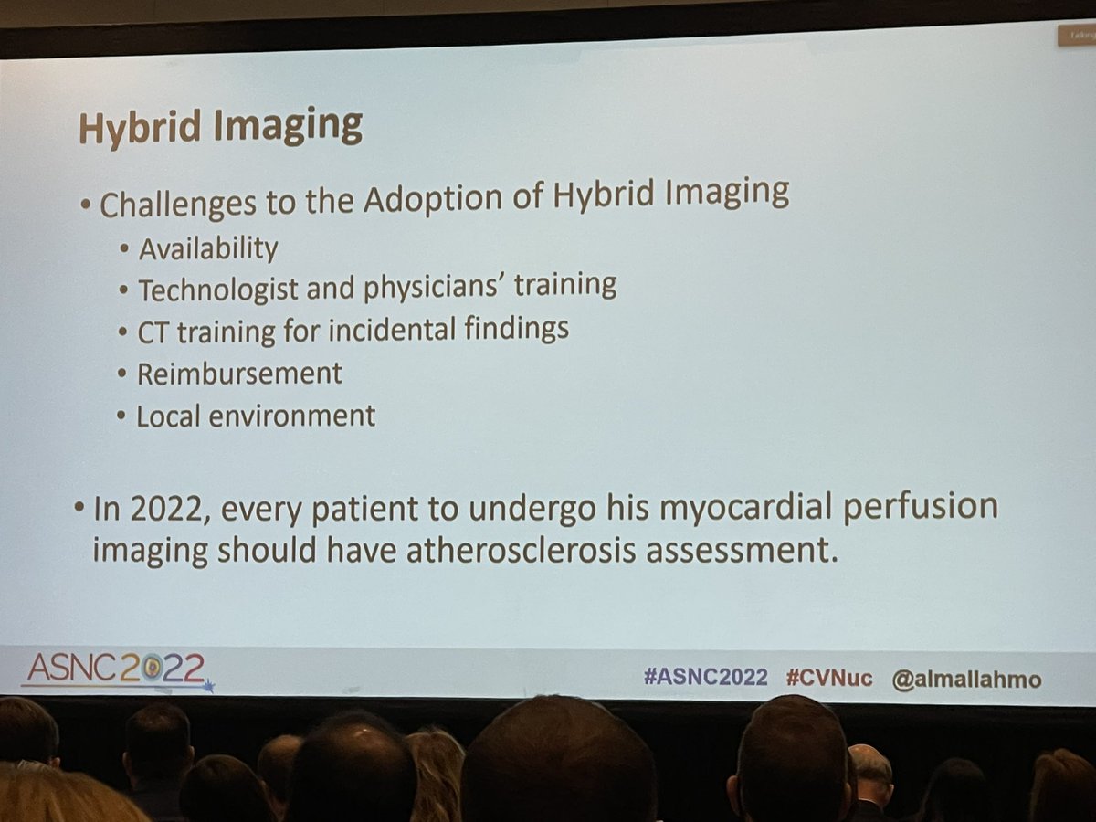 MrinShettyMD's tweet image. ⭐️We need to do an atherosclerosis assessment fr EVERY patient who comes to the #cvNuc Lab👉🏻 #CAC #PowerOfZero

⭐️The Q is not shud we adopt hybrid imaging but HOW will we adopt it

⭐️No question #YesCCT attenuation correction improves specificity of #SPECT

@almallahmo #ASNC2022