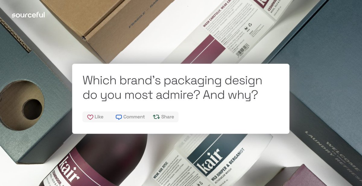 riverflow_ai's tweet photo. Good packaging design can make all the difference to the #customerexperience. Post your favourite brandβs packaging below and tell us what you love about it! π¦π€©#sustainablepackaging #personalisedpackaging #custompackaging #creativepackaging https://t.co/apX3sifWri