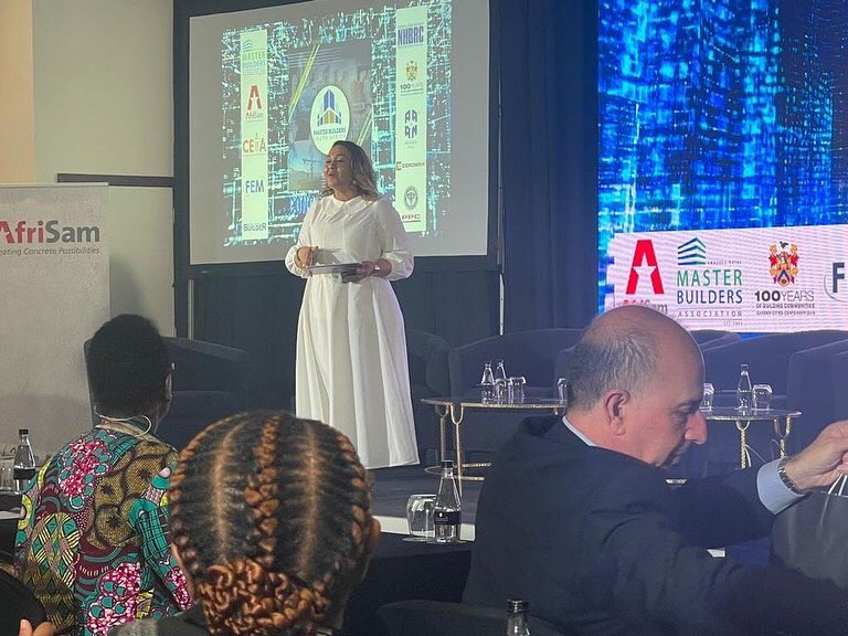 NHBRC's tweet photo. Ms Iman Rappetti moderating industry roundtable discussions at the Master Builders Congress 2022 held at The Capital in Zimbali, KZN.
#MasterBuilders2022
#mbacongress2022 #constructionnews #reconstructingsa https://t.co/PTxFmd8mIF