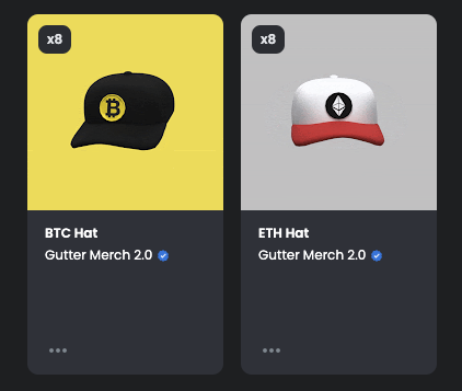 Do you love the Gutter? Are you on Discord? Do you want a free BTC or ETH hat? Word then let's help out our boy @MoonPolice2 . See below ⬇️🧵