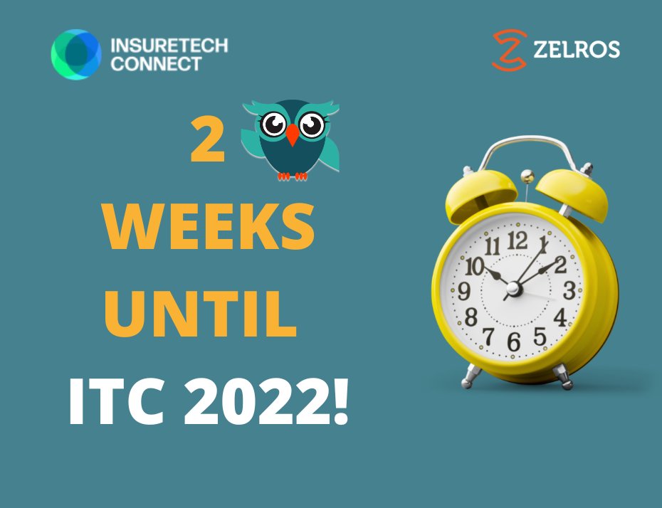zelros's tweet photo. Just 2 weeks to go until InsureTech Connect's ITC Vegas 2022!
Visit Zelros's website to find out how we're going to change insurance for the better
Schedule a meeting with us here 👉https://t.co/aTWwDtBIA7
#insurtechconnect #insurtech #itclasvegas https://t.co/IOpKWQbeIk