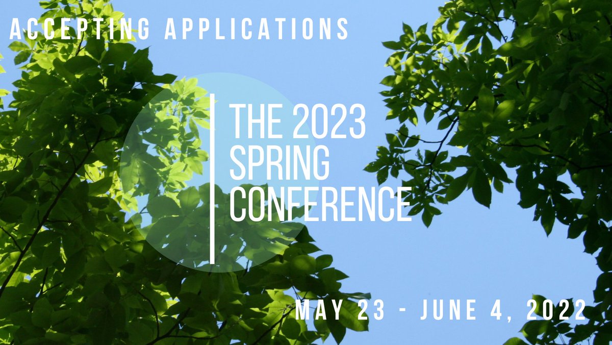 NH_Project's tweet photo. Now accepting applications for the 2023 conference, to be held in New Harmony, Indiana from 5/23-6/4/23! We're seeking #writers &amp; #storytellers who are interrogating the complexity of hope &amp; are interested in an artist-centered residency. More at https://t.co/wUGzAdtdjF https://t.co/lw8KmlReAQ