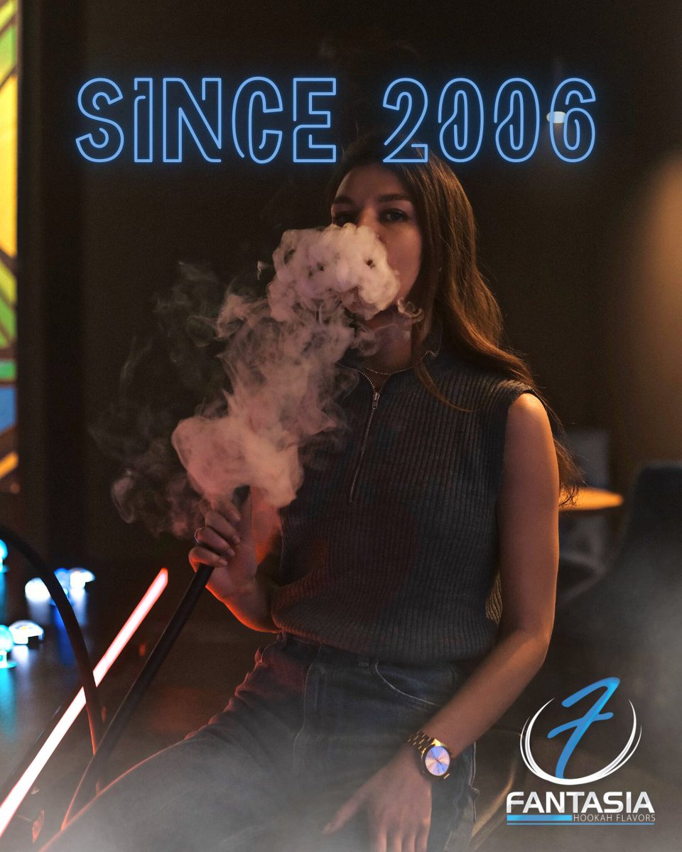 FantasiaHookah1's tweet photo. Established 2006, we've been providing the same top quality delicious hookah ever since!
#fantasia #hookah #flavors #2006 #est2006 https://t.co/5EF7UFxQUZ