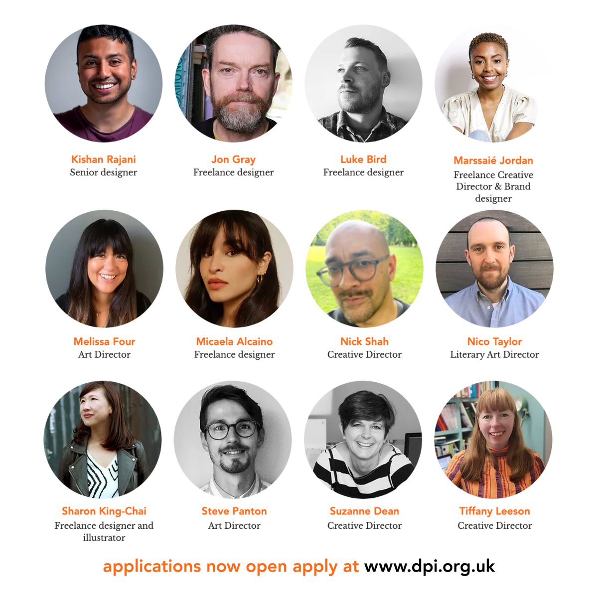 🌟DPI Mentors🌟 Check out our amazing list of mentors! Visit dpi.org.uk for more information and to apply