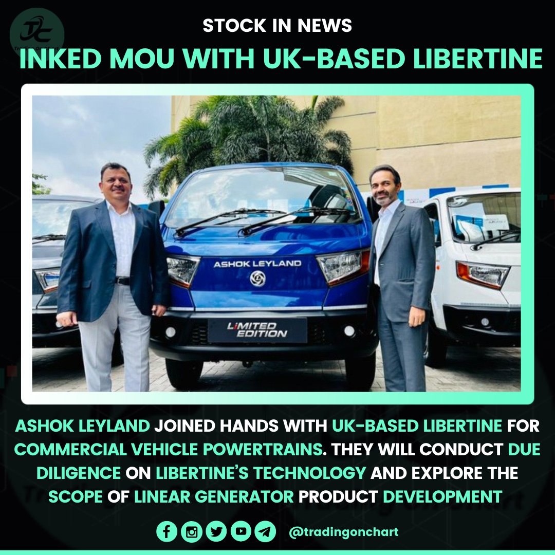 Trading On Chart on Twitter "Ashok Leyland joins hands with UKbased