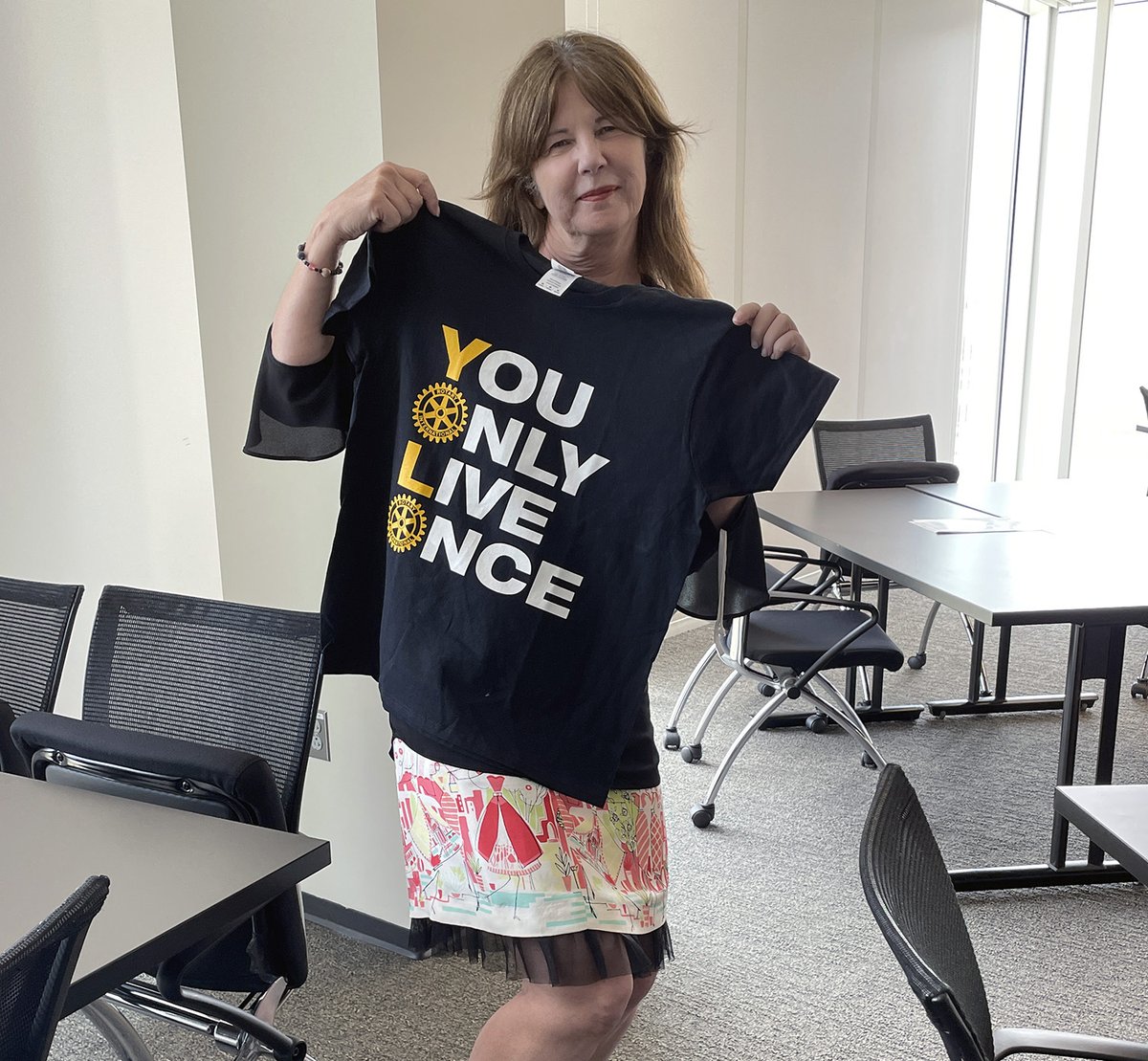 If you only live once (YOLO), what difference are you making? One of our favorite T-shirts, gifted by Bob Jehn, Youth Services Chair, <a href="/Rotary5160/">Rotary District 5160</a>, California.

#YOLO #youthpeaceaction #Rotary #peacebuilding #youth
