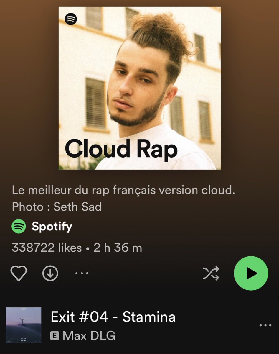 Retrouvez mon titre Stamina sur la playlist Cloud Rap 🙏🏼 merci <a href="/spotifyfrance/">Spotify France</a> s/o <a href="/sethsadd/">Seth Sad</a> 🤍