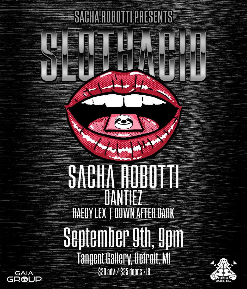 Tonight is the night! Don't miss <a href="/sacharobotti/">Sacha Robotti 🦥👑</a> at Tangent Gallery!