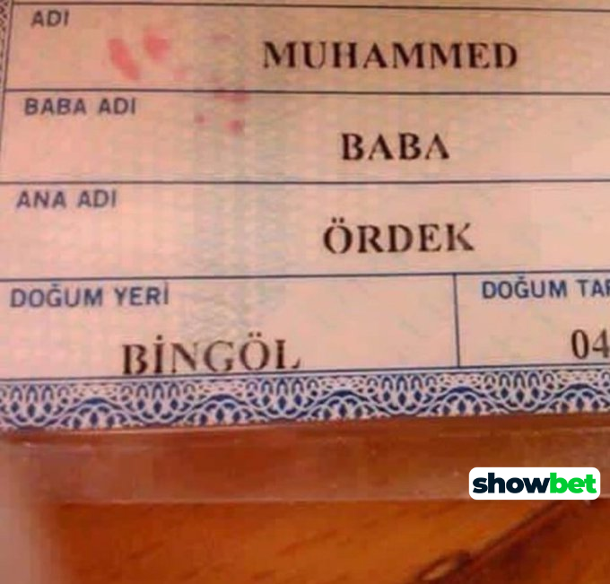 Duyduğunuz en ilk ilginç soy isim ?