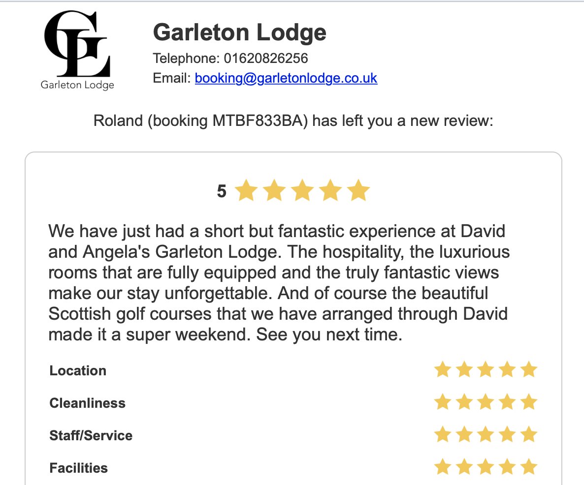 Garleton Lodge tweet media