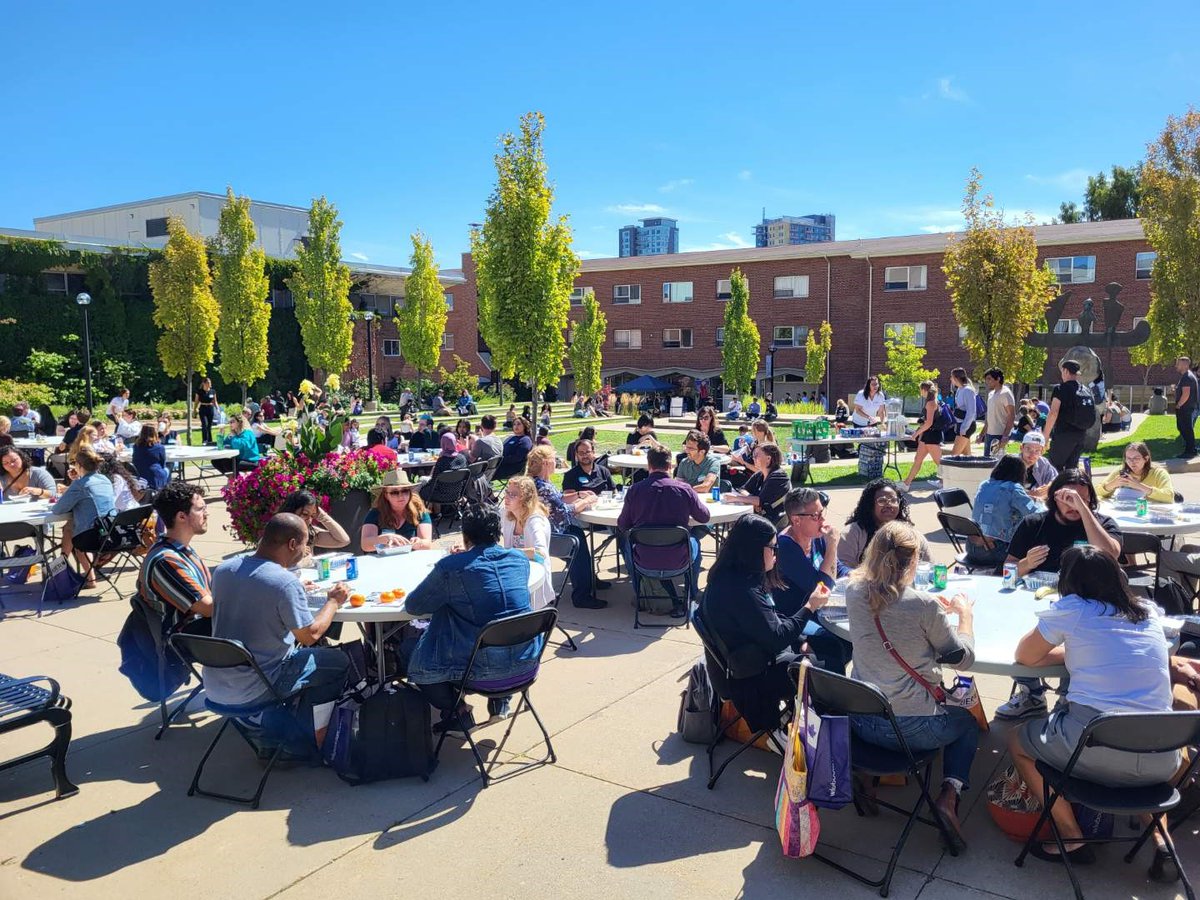 Lauriergrad's tweet photo. Thank you to everyone that attended our Graduate Student Orientation! We were so glad to see you in person. 💜💛💜
Wishing everyone the best of luck on a successful fall term.
#GraduateStudentOrientation #Laurier601 @Laurier https://t.co/yHpRHHE6lC