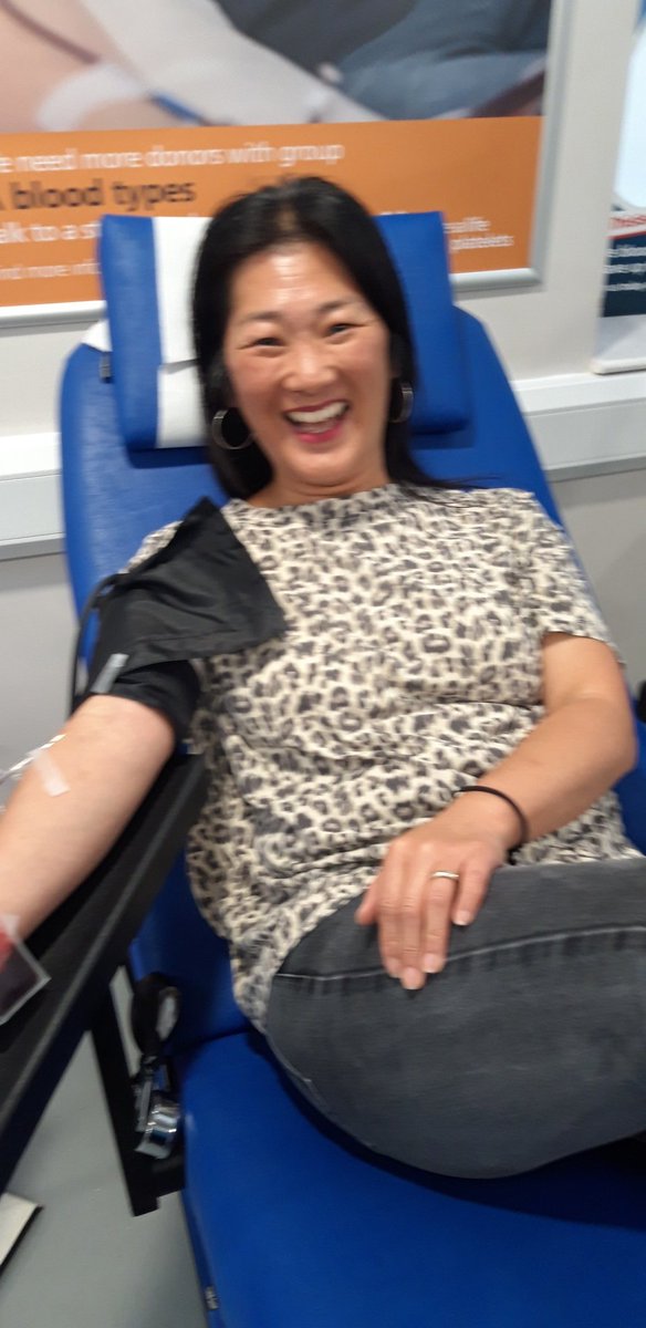 Gave blood for the first time this evening <a href="/GiveBloodNHS/">NHS Blood Donation 🩸🩹</a> West End. Mahmood helped me get over my fears and I didn't feel scared for long. He is a credit to the Centre.