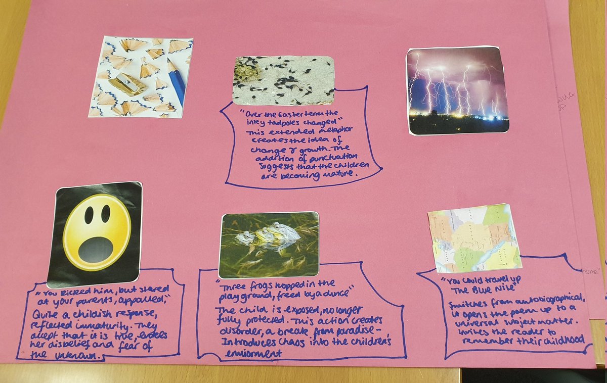 crosbie_mrs's tweet photo. Our amazing Higher pupils teamed up to analyse images from 'In Mrs Tilscher's Class'. Fantastic effort from Julia, Darla, Saif and Jack ⭐⭐⭐⭐ #settext #teamwork #ambition @AirdrieRRS https://t.co/udWEDYhzh7