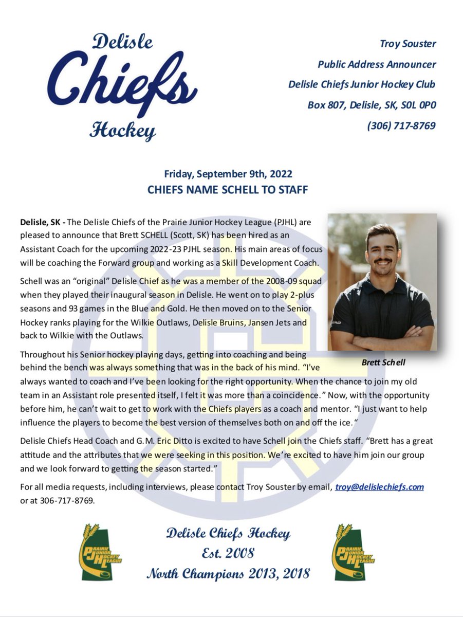 Martensville Chiefs tweet media