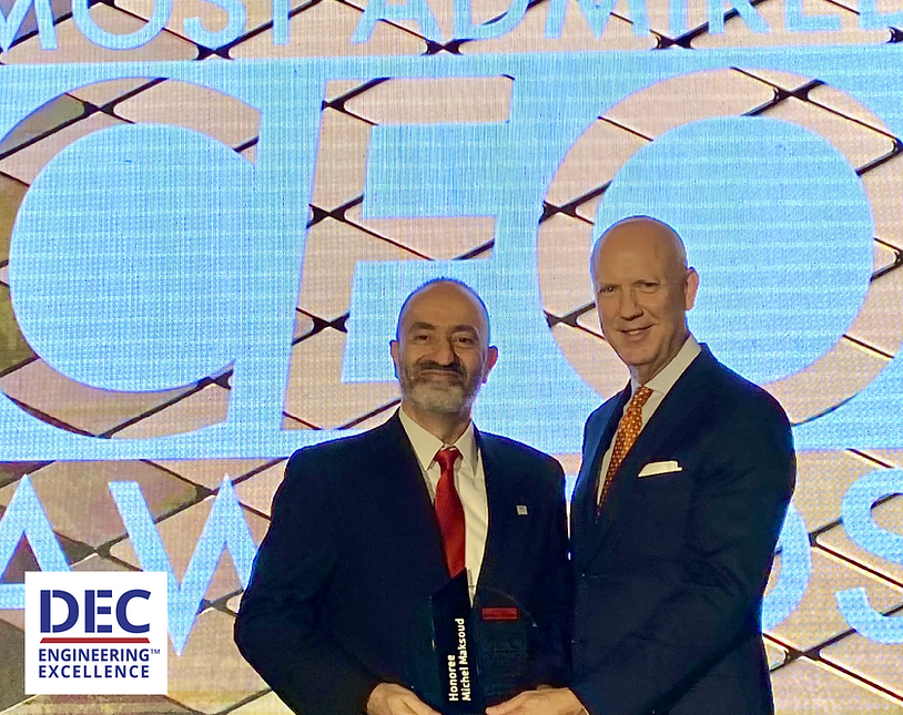 Congratulations to one of our TAG Mobility Partners @DEC_1945 🥳 DEC's President & CEO, Michel Maksound, has been recognized as a 2022 Most Admired CEO by the @HOUBizJournal! Learn more: decorp.com/post/dec-presi…