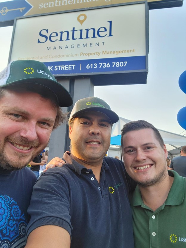 Lightenco's tweet photo. Congrats @sentinelmgmt on 35 amazing years in business! Thank you for inviting us to your celebration, and we look forward to continuing to work with you guys through improving lighting and EV chargers! Looking forward to the 70 year anniversary! #Congratulations https://t.co/J1CZ1JFv8N