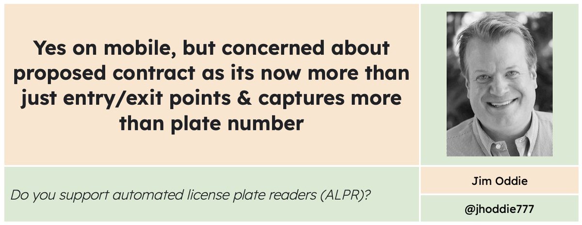 AlamedaDonut's tweet photo. Glazed or frosted? everyone faces tough decisions, but license plate readers really get people on all sides of the issue excited. 

Candidate @jhoddie777 is open about how he will consider making decisions on this issue.

#alamtg https://t.co/3PAwMuZjqb