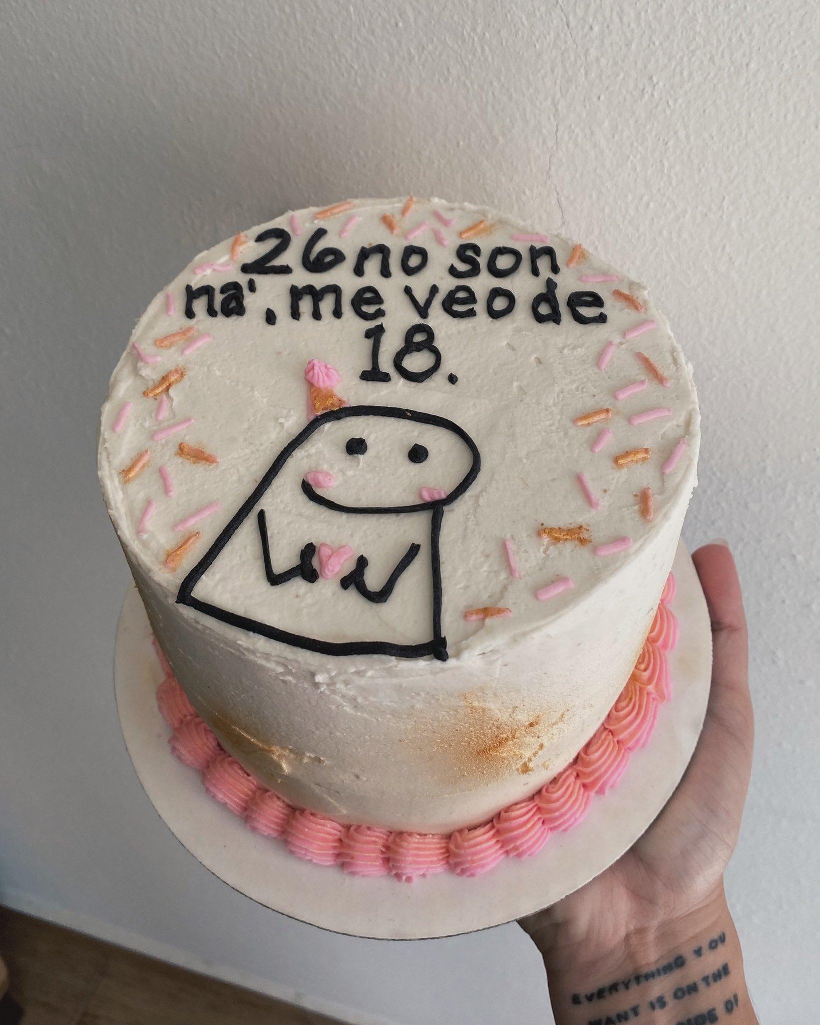 Flork Meme Cake