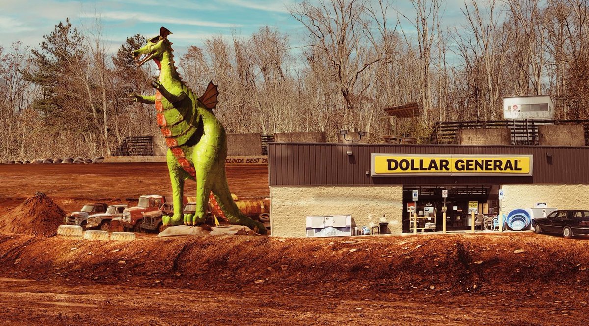 The Dollar Gerenal in the infield is now open come get u some supplys before the next race