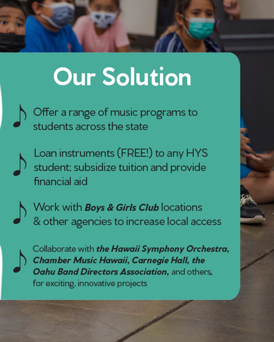 HiYouthSymphony's tweet photo. We believe every child should have access to quality music education! Swipe to see how we break down barriers 🧩

Want to learn more? Read our new blog about how we help bridge the music education gap in our islands: https://t.co/vKb9WprV1K 

#nonprofit #musiceducation #blog https://t.co/EEuPql7rBk