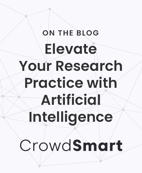 CrowdSmartAI's tweet image. In a recent post on GreenBook, Senior VP of Kantar Marketplace, Heath Greenfield, notes that “AI will play a pivotal role in the future of market #research.” We couldn't agree more. Learn how to elevate your own internal research practice. bit.ly/3wYAn9j #CI #AI