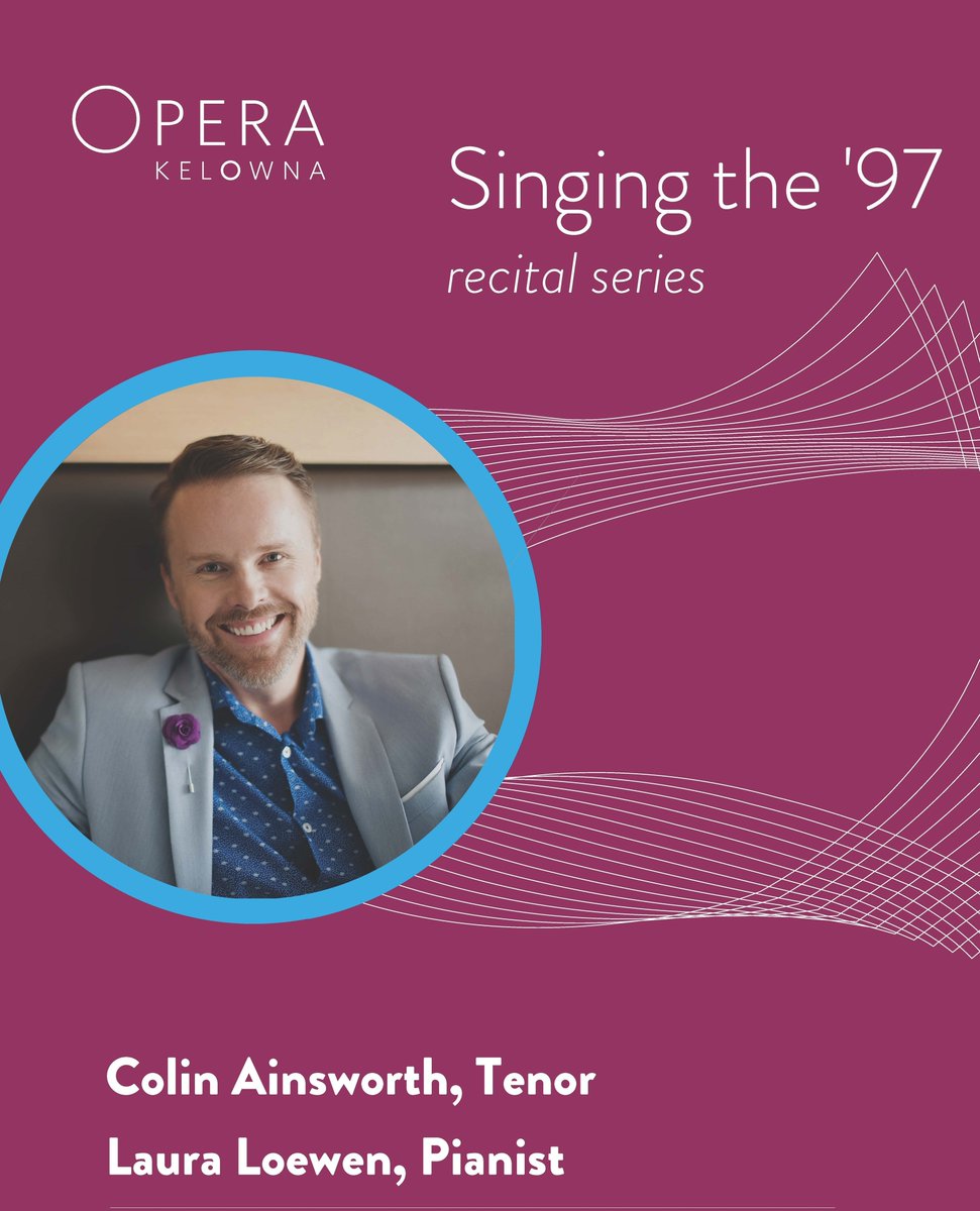 Join us at the Cathedral Church of St Michael's &amp; All Angels on September 16 at 7:30PM for "Ring of Words" featuring internationally recognized tenor Colin Ainsworth and renowned collaborative pianist Laura Loewen.

Tickets + more at operakelowna.com/production/sin…