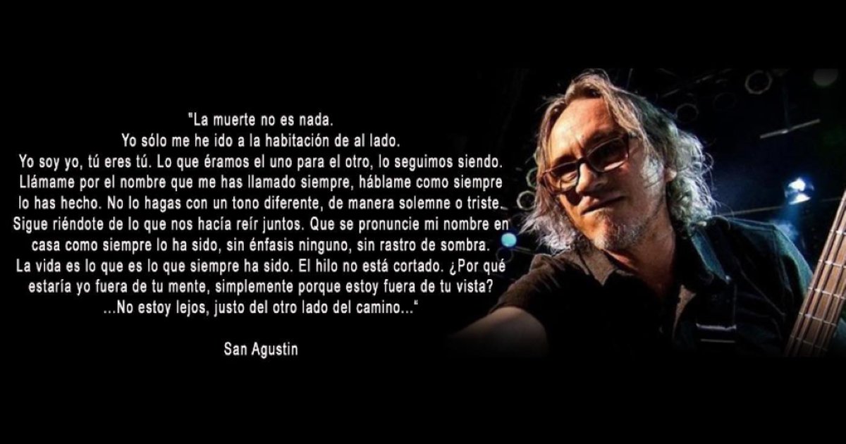 sitioandinomza's tweet photo. "No estoy lejos, justo del otro lado del camino": el mensaje de la cuenta oficial de Enanitos Verdes https://t.co/ZB4yhmrwVP https://t.co/N5GoTm7imJ