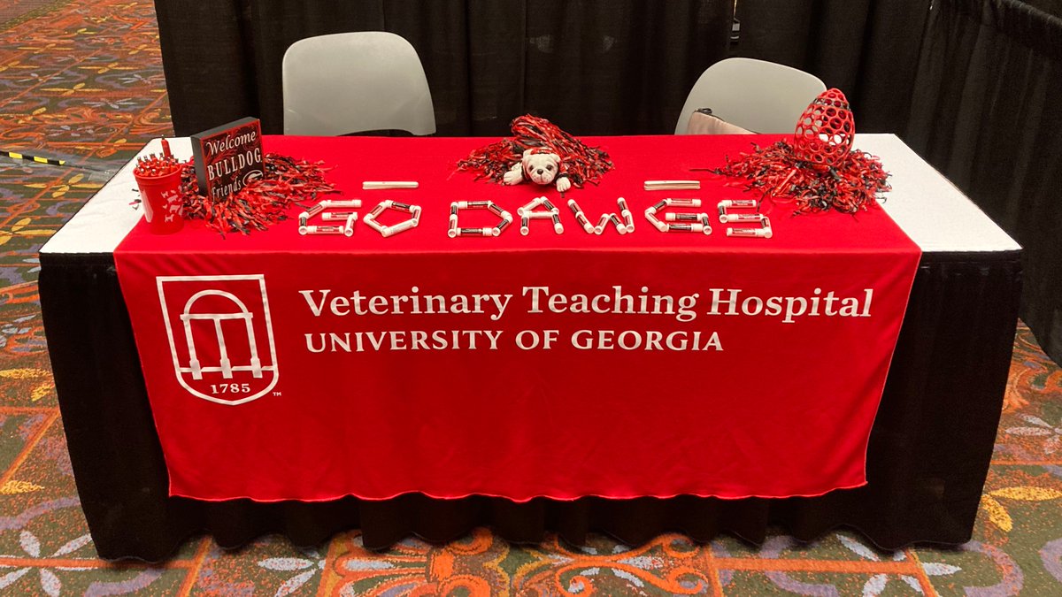 ugavetmed's tweet photo. We had a great time seeing everyone at the International Veterinary Emergency &amp; Critical Care Symposium Career Fair! In case you missed us, click the link to learn more about becoming a vet tech at the UGA Veterinary Teaching Hospital. #IVECCS2022
👉 https://t.co/sBHv2vvxLq https://t.co/3Io3xPXZsn