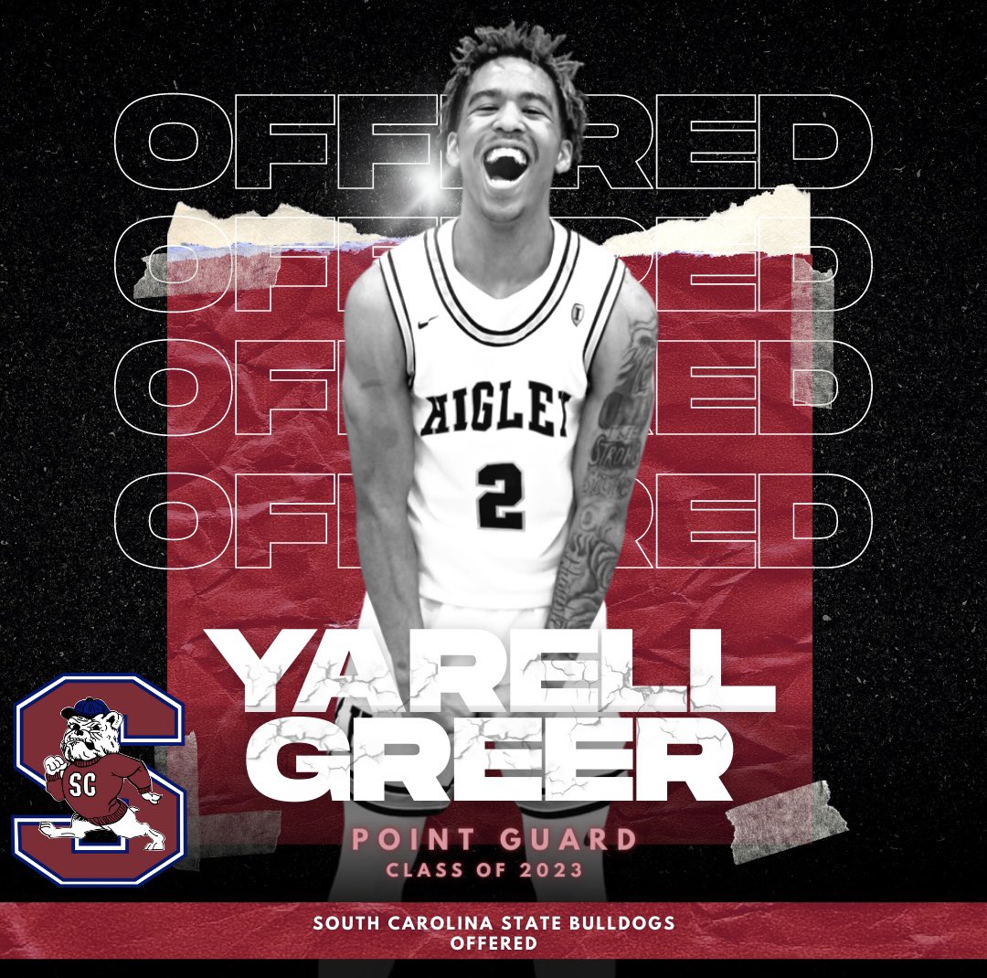 Higley_Bball's tweet photo. South Carolina State offered one of our Knights! @YarellGreer 💪 https://t.co/Adkv6rBupr