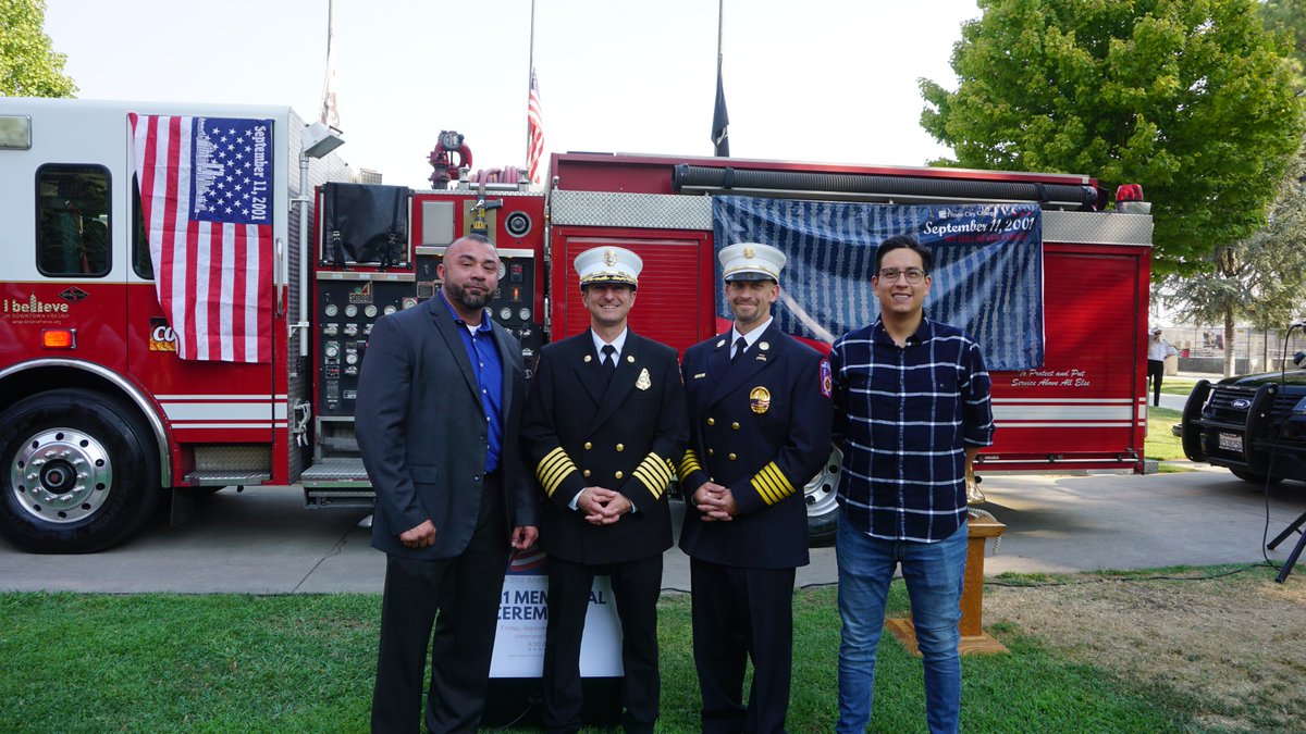 Thank you to all who came out to today's 911 Memorial Ceremony. 🇺🇸