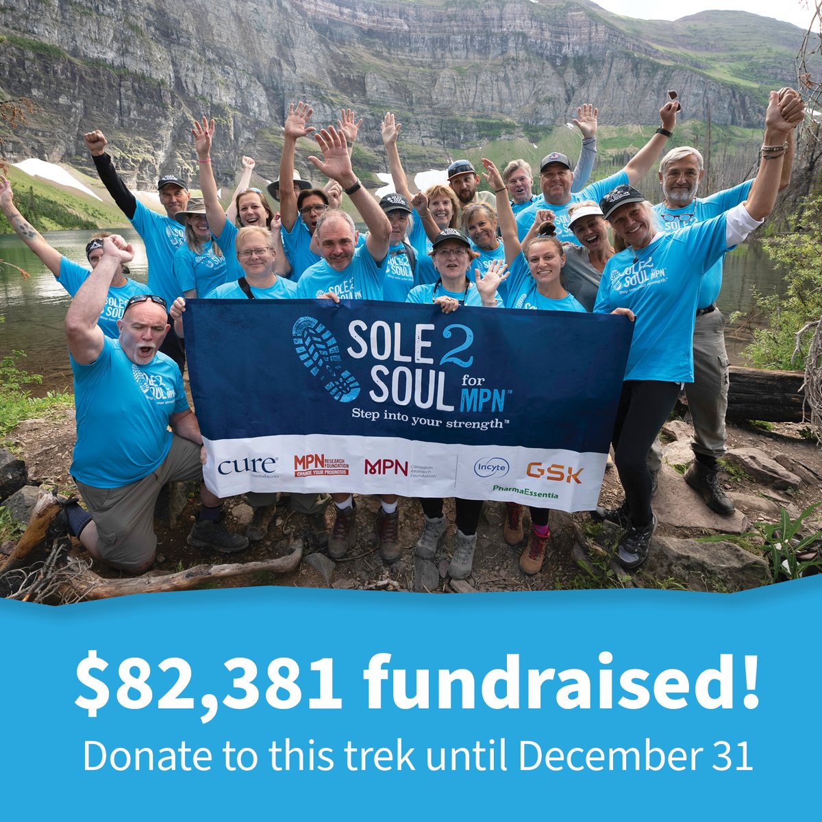 Sole2SoulforMPN's tweet photo. Thank you to everyone who has donated to #Sole2SoulForMPN! There’s still time to donate until the end of the year, visit: https://t.co/PQBCmU2SYi

@cure_today @CanadianMpn @MPN_RF @GSK @Incyte @PharmaEssentia 
#Sole2Soul #ICareForACure #CMPNRF #MPNRF #GSK #PharmaEssentia #Incyte https://t.co/EeqefEdBiO