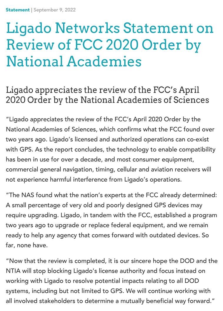 Read our statement on the National Academies Review of the FCC 2020 Order: ligado.com/press/ligado-n…