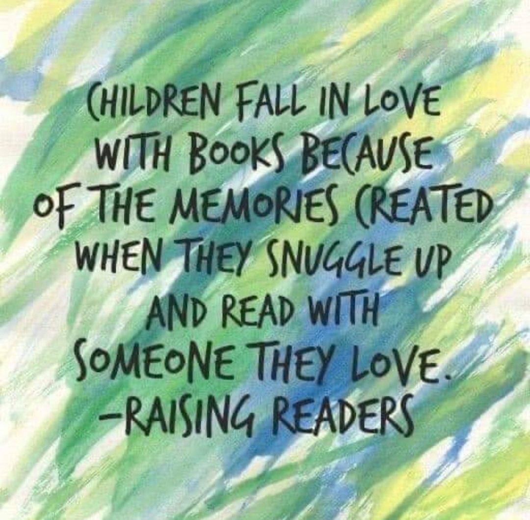 ...and read aloud at all ages helps build that love.