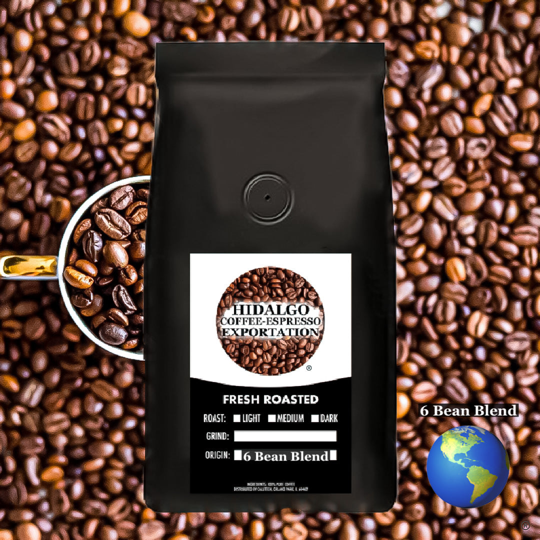 HidalgoExporta1's tweet photo. ☕️ #6 Bean Blend 🌎 - Hidalgo Coffee-Espresso Exportation 🌐 (https://t.co/hrgpkr6Wfj)
#Colombia 🇨🇴 , #Peru 🇵🇪 , #Guatemala 🇬🇹 & #More... Options as low as $18.99 🏳️
☕️ #HE #HCEE #Coffee #FreeShipping #InterShipping
*Taxes may apply. Made in #USA. 🇺🇸 https://t.co/7sGRtczaU9