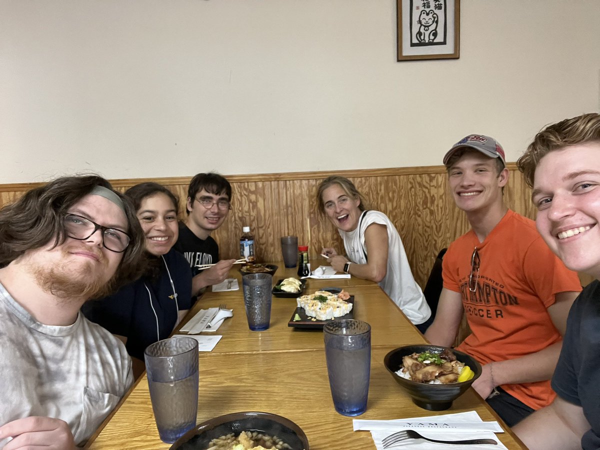 Tsetse5107's tweet photo. Got the lab together to celebrate our resident Ph.D. candidate and favorite radio DJ! Happy birthday @thepurplepiper !! 🥳 https://t.co/xDSHH8hOua