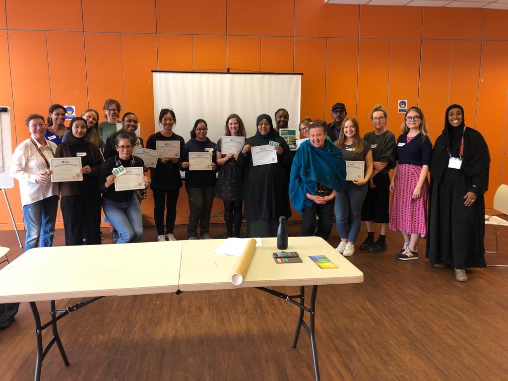 neltraininghub's tweet photo. Onwards and upwards. Another cohort of ASIST Suicide Prevention care givers in North East London @NHS_NELondon.@NELHCP Thank you to delivery team @SafJama @GeorgyporgyB #AppliedSuicideInterventionSkillsTraining #SuicidePrevention #SuicidePreventionMonth #SuicidePreventionWeek https://t.co/kG0uNunKpH
