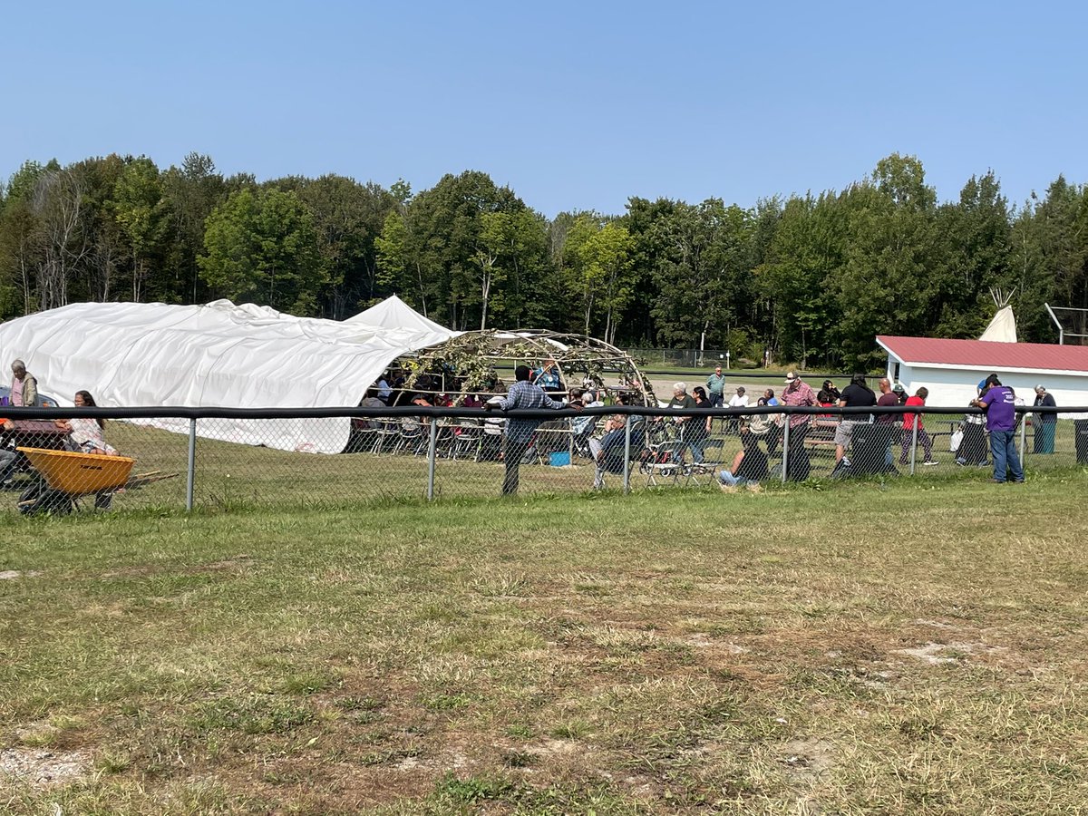 The 2022 Robinson Huron Treaty Gathering is observing its closing protocols. We are hearing from Anishinaabe leader and LMC representative <a href="/DukePeltier/">Space Investor</a> who is emphasizing the importance of Anishinabemowin, “Immerse yourself with the language keepers that are still here”.