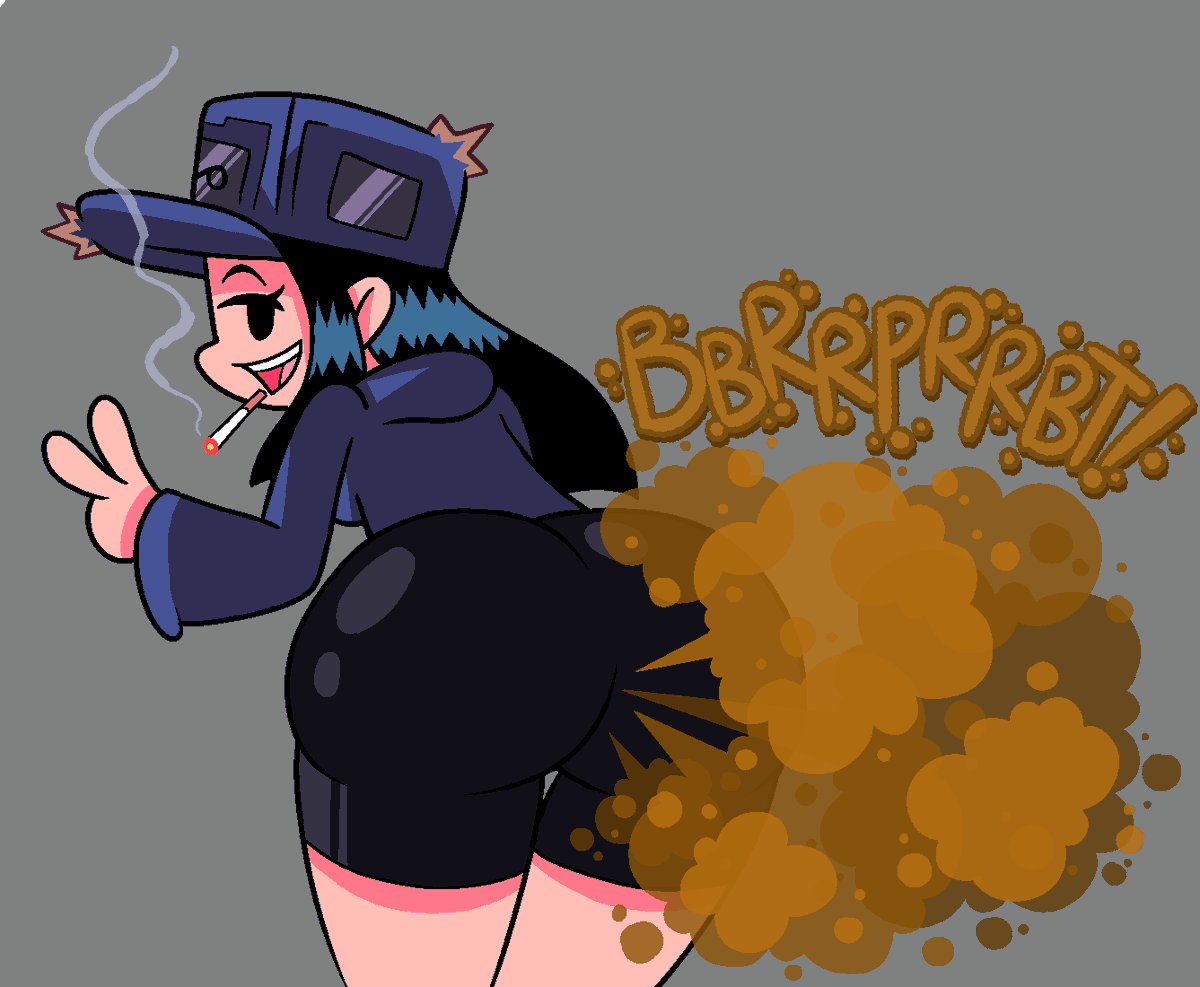 Sorollos's tweet photo. y'know, these fnf girls are pretty fun to draw ngl

Cassette girl for @EveryBurguer!

#fart #fartfetish #girlfarting #brap https://t.co/1Ndwwru3i8