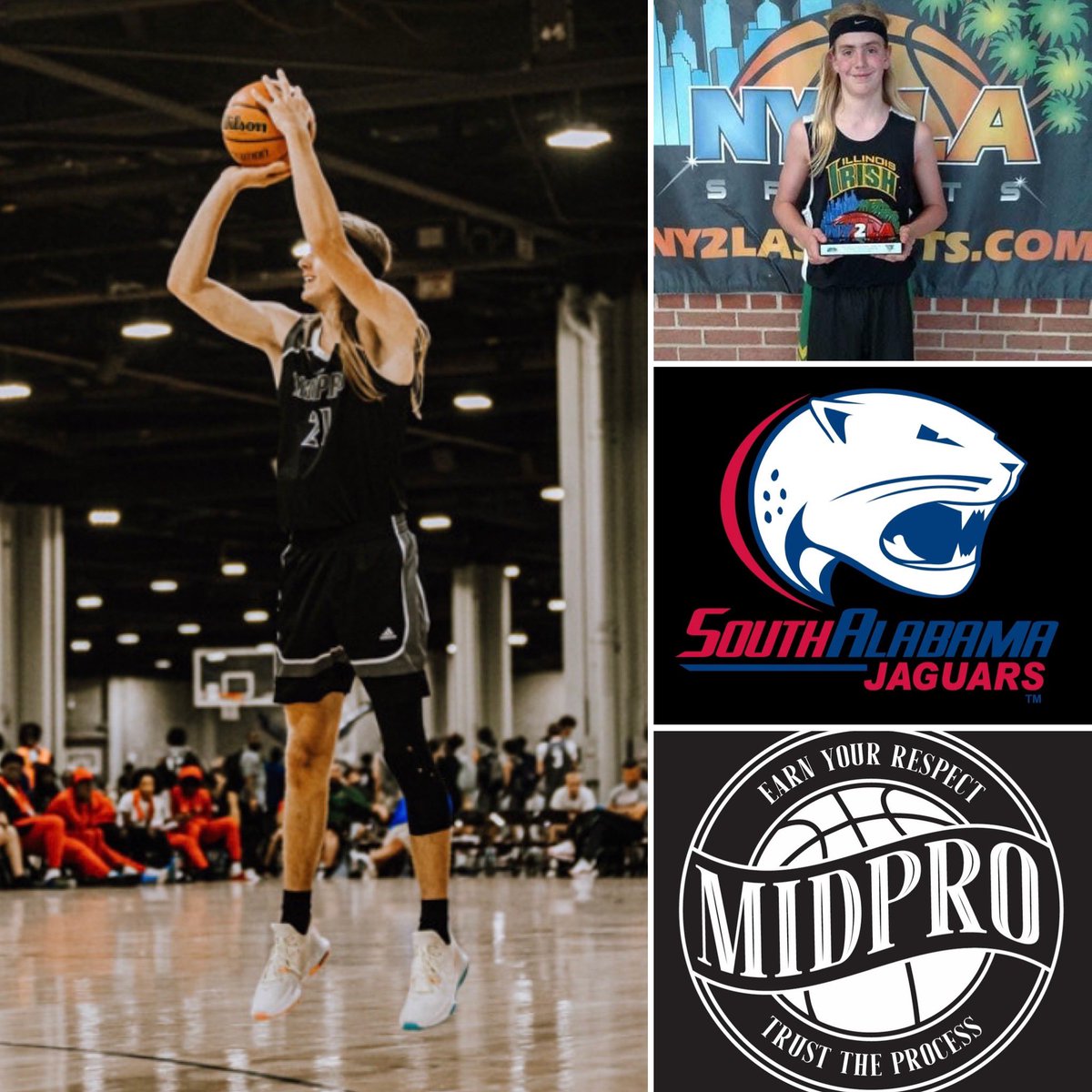 2023 WF 6’7 <a href="/EthanKizer21/">Ethan Kizer</a> has committed to South Alabama (D1). 7 yrs in the program. 

#MidProFam #ThisIsWhatWeDo #TrustTheProcess #EarnYourRespect