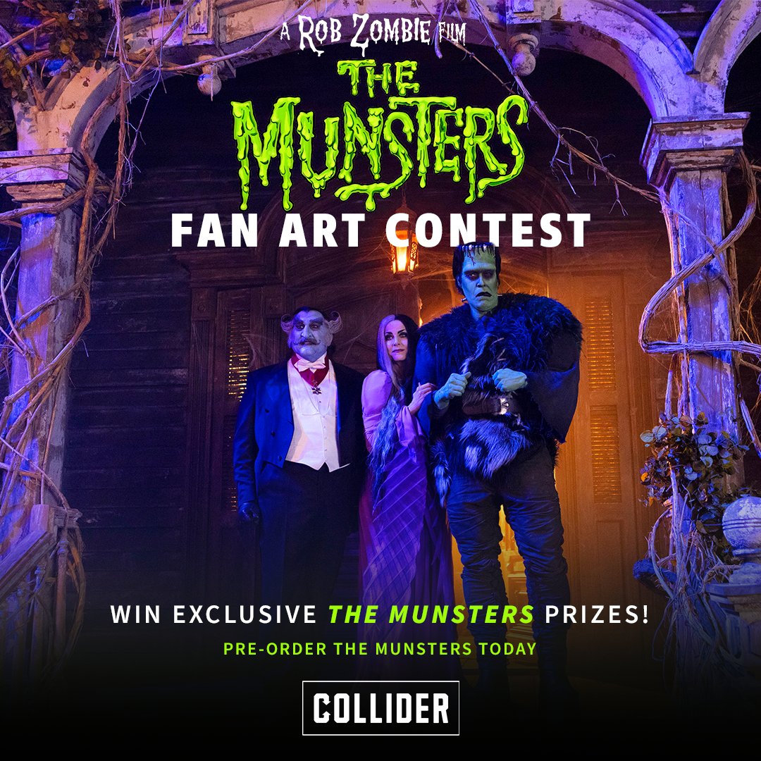 Enter <a href="/Collider/">Collider</a>'s Fan Art Contest for The Munsters today for a chance to win exclusive swag and prizes. 🖤 More Info: uni.pictures/MunstersCollid…