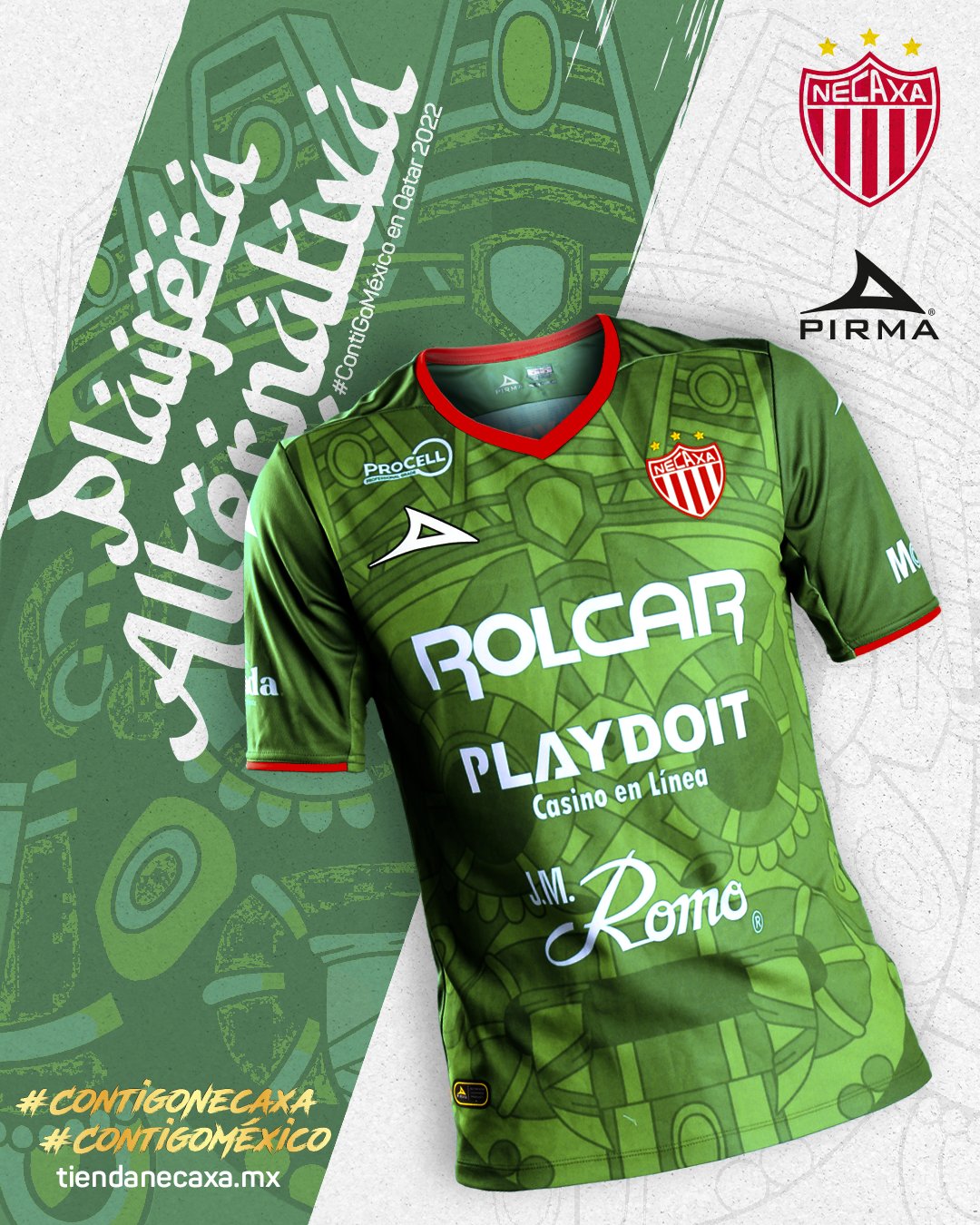 Club Necaxa on X Ponte la verde por Mexico y los Rayos Nuestro jersey alternativo Pirma Oficial ya esta disponible en https t HKuNsN7UaI ContiGoMexico ContiGoNecaxa TiendaNecaxa https t dBYZIH6B...