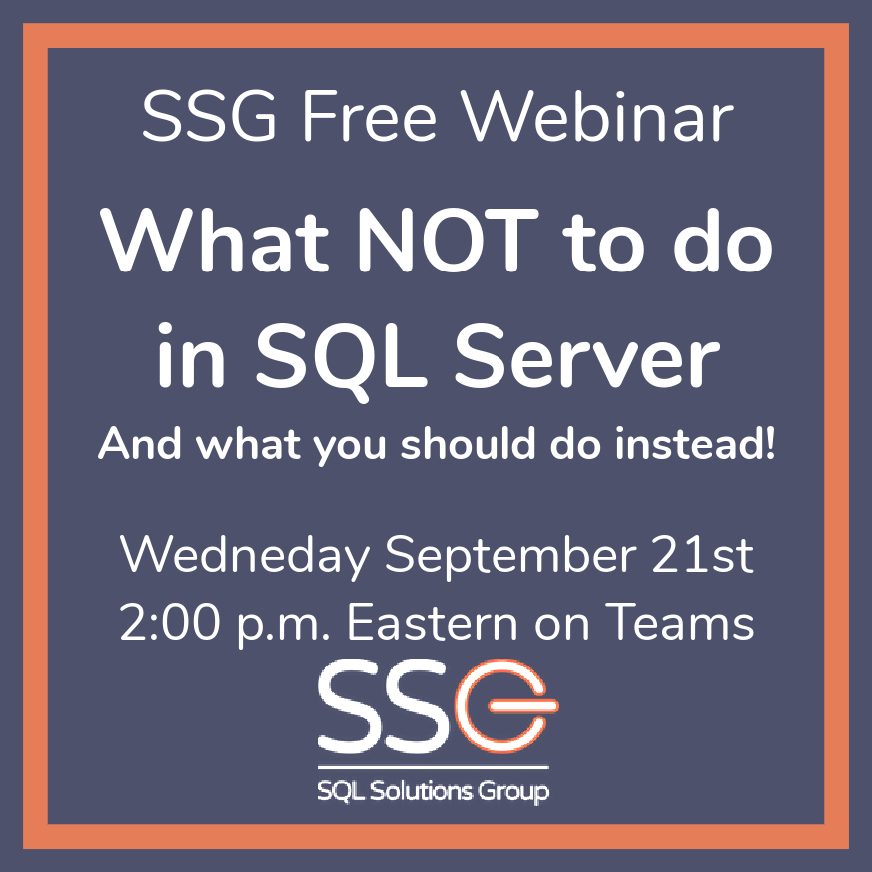 SQLGroup's tweet photo. https://t.co/RTnEnLsxUl
#sql #sqlserver #sqlwebinar #learnsql #sqlcommunity #sqltraining #freesqltraining #learnsqlfree #sqlexperts #sqldba #sqldev #mssql #microsoft #microsoftcertified #mcm #microsoftpartner #ms #sqlserver2022 #sqlserverfeatures #microsoftcertifiedmaster https://t.co/uY5bjQtpdP