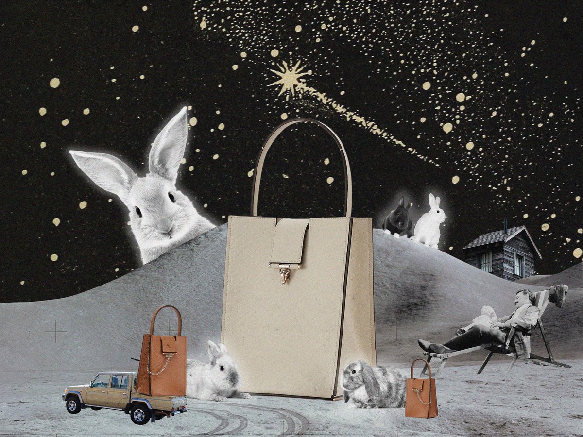 kaho_cw's tweet photo. 🌖🥮🎑
An adventure to the moon
.
very happy to work with 11studio to make four moon rabbit themed scene collages for GIADA brand's agnes handbag 👜.
.
#collage #collageartist #art #collageart #analogcollage #digitalcollage #globalcollage
#art #ArtistOnTwitter #Artists
#GIADA https://t.co/qFJL619MVU