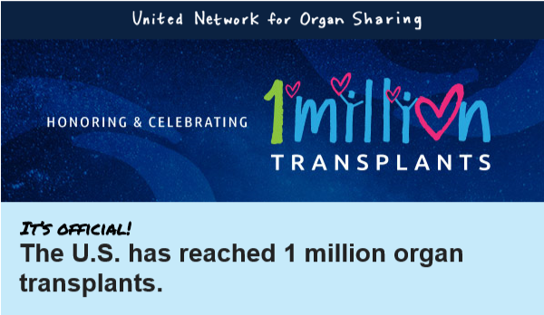 1⃣-million second chances. 1⃣-million new beginnings.1⃣-million reasons to be grateful. #OSUTransplant #Buckeye4Life #DonateLife