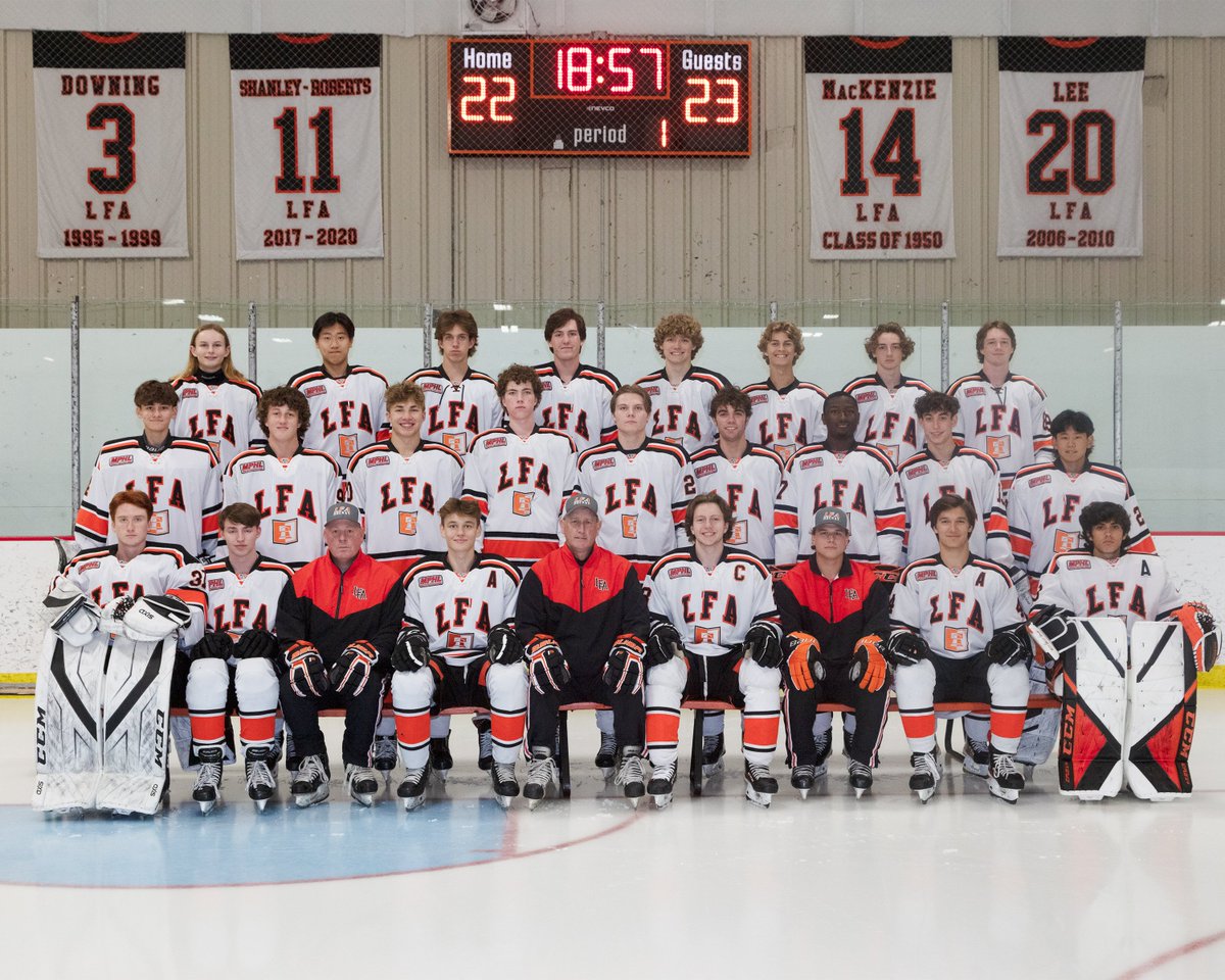 New year, new team - looking good LFA Prep Hockey!